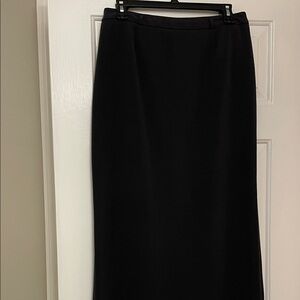 Black Maxi Skirt — Timeless Straight Silhouette